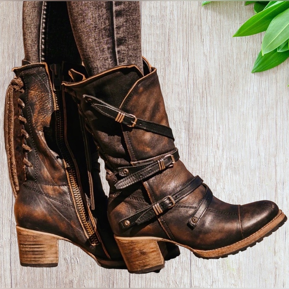 FREEBIRD by Steven Brown CORA Leather Boots